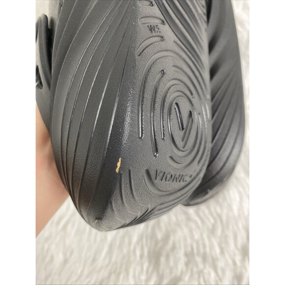 Vionic Mules Wave Recovery Rx Clogs Unisex  Black Women Size 5 Men 3 Slingback